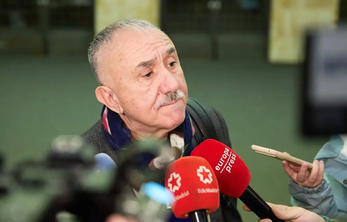  El secretario general de UGT, Pepe &Aacute;lvarez. - Jes&uacute;s Hell&iacute;n - Europa Press 