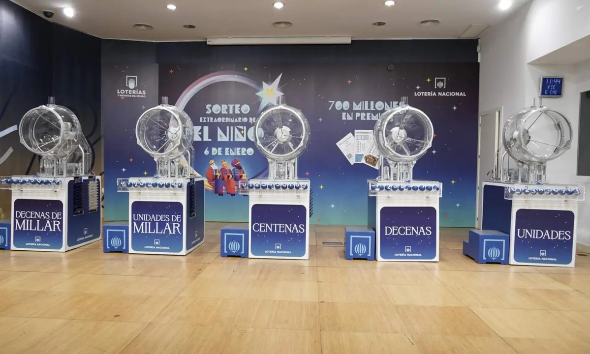  Archivo - Los bombos antes de la celebraci&oacute;n del Sorteo Extraordinario del Ni&ntilde;o, a 6 de enero de 2023, en Madrid (Espa&ntilde;a). - SELAE - Europa Press - Archivo 