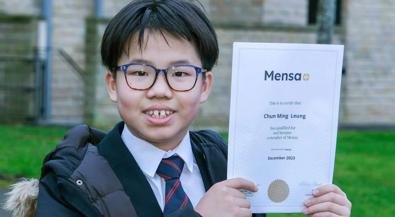  Cyrus Leung, el ni&ntilde;o con el coeficiente intelectual de Einstein 