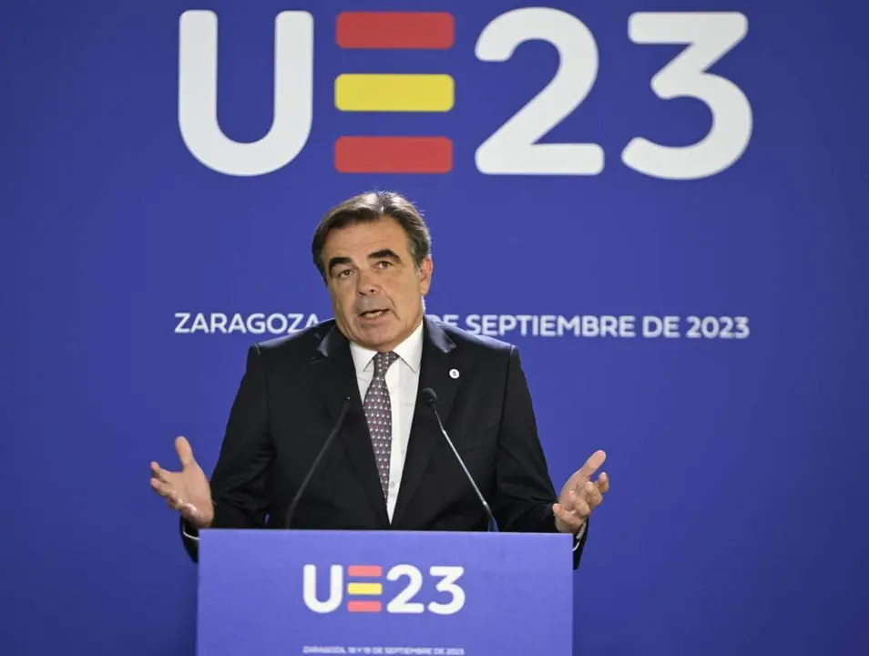  Archivo - El vicepresidente de la Comisi&oacute;n Europea (CE), Margaritis Schinas - Marcos Cebri&aacute;n - Europa Press - Archivo 