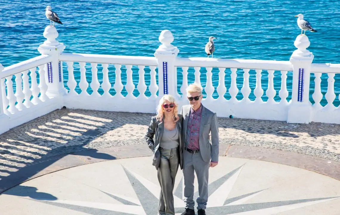  El grupo Nebulossa posa tras ganar el Benidorm Fest 2024, en el Mirador del Castillo, a 4 de febrero de 2024, en Benidorm, Alicante, Comunidad Valenciana (Espa&ntilde;a). - Joaqu&iacute;n P. Reina - Europa Press 