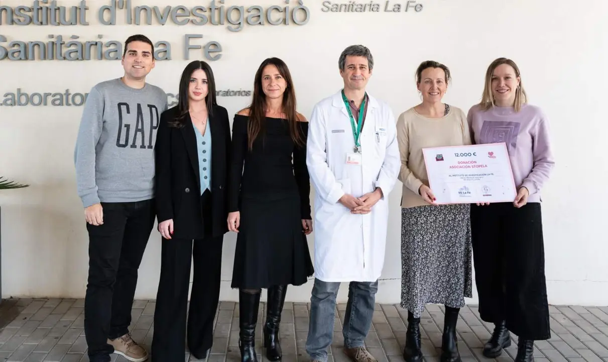  Juan Gonz&aacute;lez, Ana Rodr&iacute;guez, Patricia Rico, Juan Francisco V&aacute;zquez, Fran Ferrer y Mireia Sim&oacute;. Asociaic&oacute;n StopELA, Esclerosis Lateral Amiotr&oacute;fica, Institut d'Investigaci&oacute; Sanit&agrave;ria La Fe. - VICENTE LARA ACOM UPV 