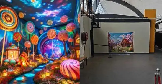  F&aacute;brica de Willy Wonka creada con Inteligencia Artificial 