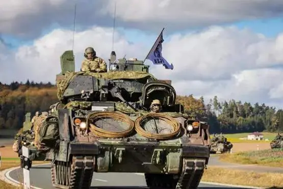  Un carro de combate en Alemania 