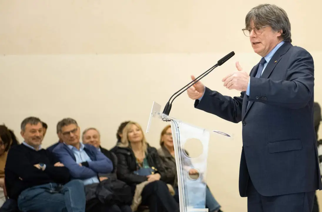  El presidente del Consell de la Rep&uacute;blica, Carles Puigdemont. - Gl&ograve;ria S&aacute;nchez - Europa Press 