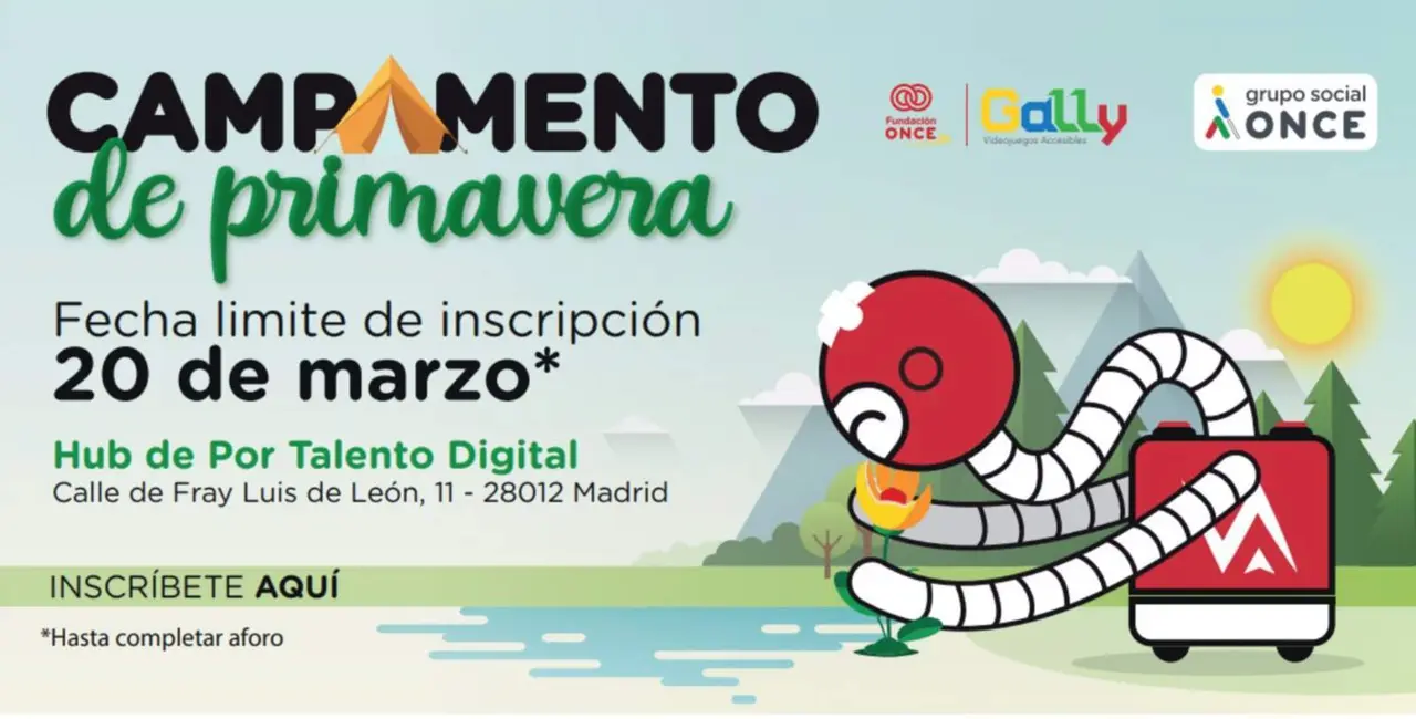  Fundaci&oacute;n ONCE lanza un campamento de videojuegos accesibles en Semana Santa - FUNDACI&Oacute;N ONCE 