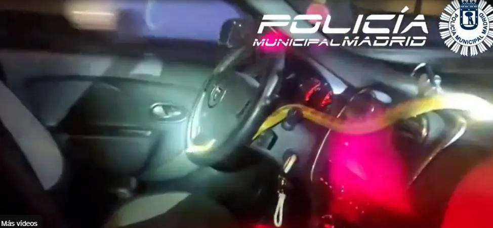  Captura de pantalla del v&iacute;deo de la Polic&iacute;a Nacional 