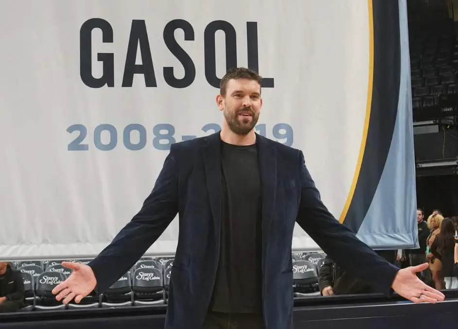  Marc Gasol en el homenaje de su retirada de dorsal 