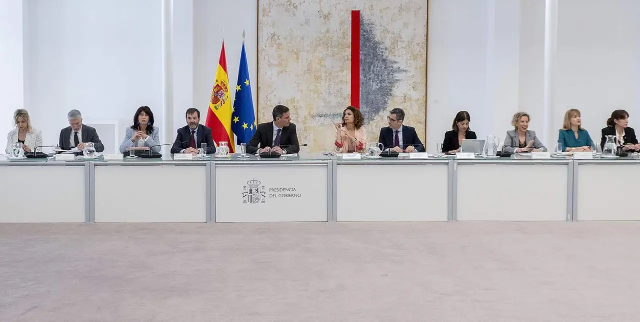  Vista general durante el pleno extraordinario del Observatorio Estatal de Violencia sobre la Mujer, en el Complejo de La Moncloa - Alberto Ortega - Europa Press 