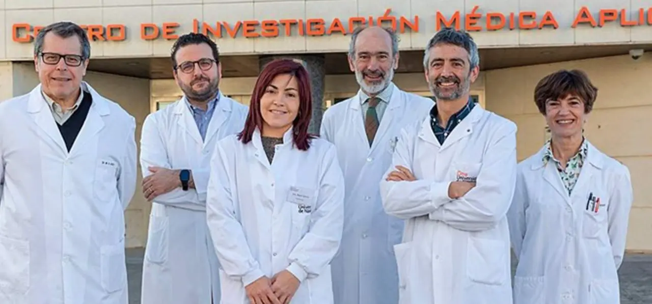  Mat&iacute;as &Aacute;vila, Josepmar&iacute;a Argem&iacute;, Maite Garc&iacute;a, Jos&eacute; Ignacio Herrero, Iker Uriarte y Carmen Berasain, del Cima y de la Cl&iacute;nica Universidad de Navarra. - CIBEREHD 