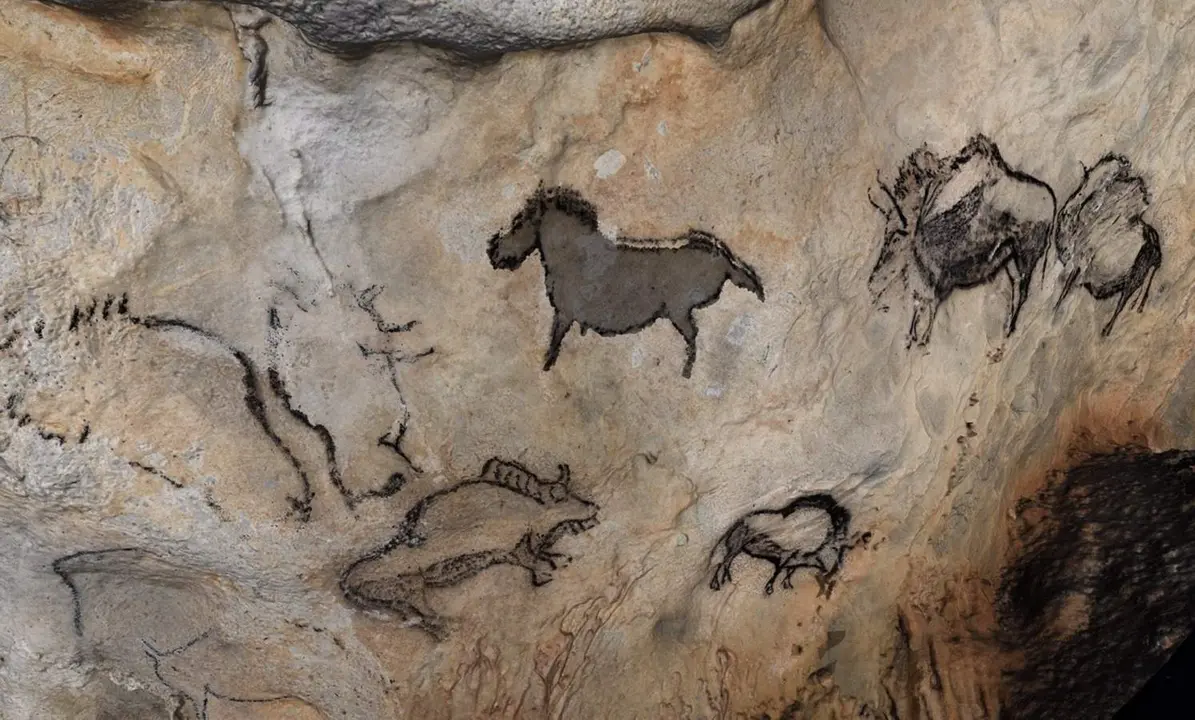  Panel principal de la cueva de Santimami&ntilde;e - I&Ntilde;AKI INTXAURBE 