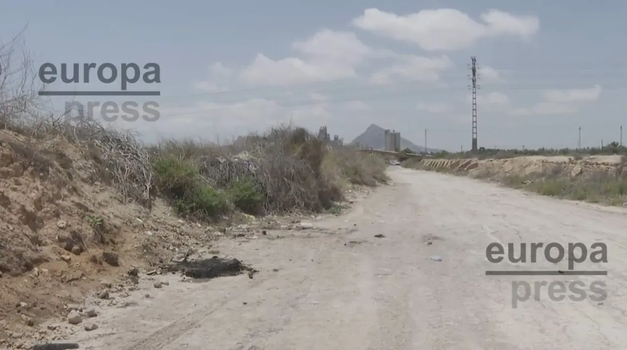 Partida de Fontcalent (Alicante), donde este lunes se encontró un torso calcinado y sin extremidades - EUROPA PRESS TV 