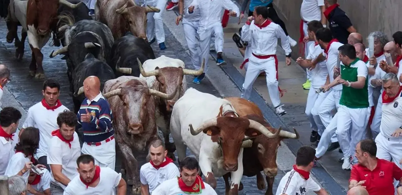  Primer encierro de San Ferm&iacute;n 
