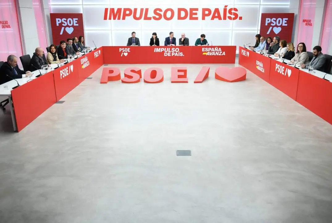  Reuni&oacute;n de la Comisi&oacute;n Ejecutiva Federal del PSOE, en la sede del partido en la cal - Fernando S&aacute;nchez - Europa Press 