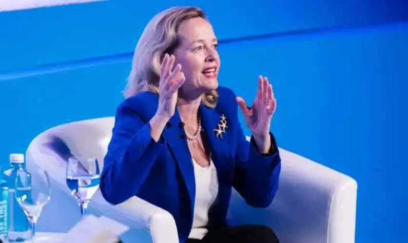  La Presidenta del Banco Europeo de Inversiones, Nadia Calvi&ntilde;o 