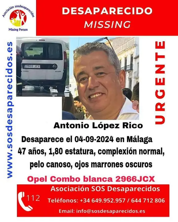  Cartel Desaparecido Antonio L&oacute;pez Rico 