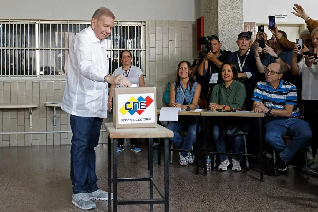  El opositor venezolano y candidato a las elecciones presidenciales de julio, Edmundo Gonz&aacute;lez Urrutia 