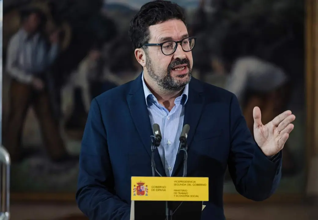  Archivo - El secretario de Estado de Trabajo, Joaqu&iacute;n P&eacute;rez Rey - Carlos Luj&aacute;n - Europa Press - Archivo 