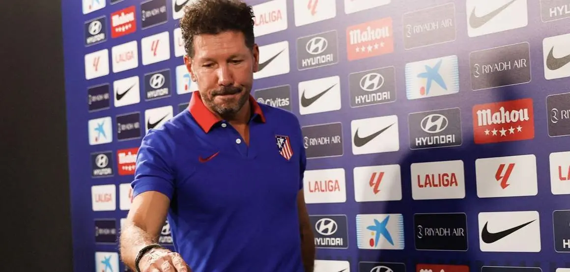 Diego Pablo 'Cholo' Simeone durante la rueda de prensa previa al Atl&eacute;tico de Madrid-Valencia | RTVE 