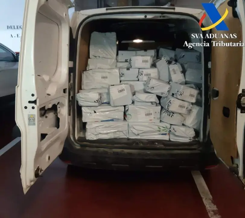  La Agencia Tributaria incauta m&aacute;s de 3,5 toneladas de picadura de tabaco de contrabando hasta agosto - AEAT 