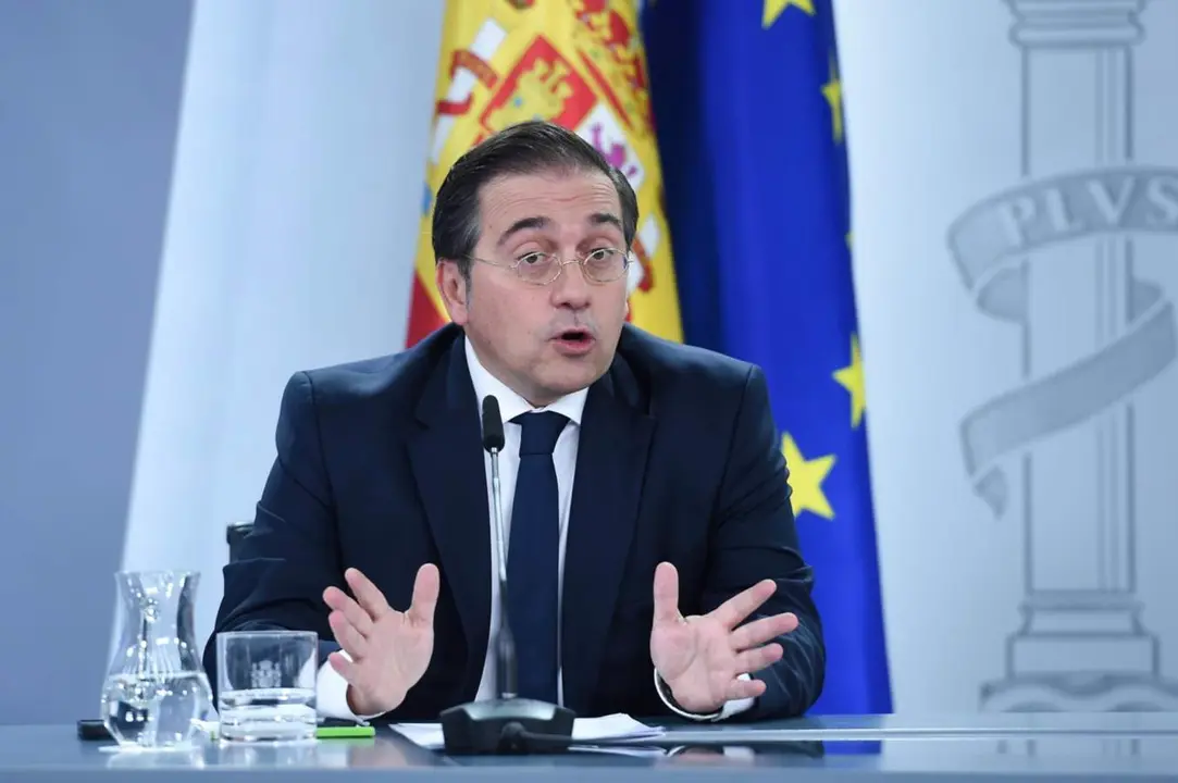  El ministro de Asuntos Exteriores, Uni&oacute;n Europea y Cooperaci&oacute;n, Jos&eacute; Manuel Albares - Gustavo Valiente - Europa Press 