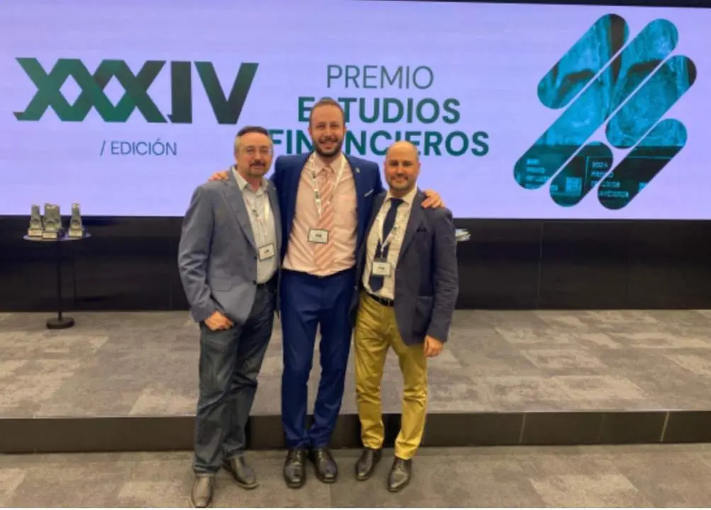  De izquierda a derecha: Javier Cabeza, Miguel Gonzalez-Mohino y Mario Donate, autores del estudio 