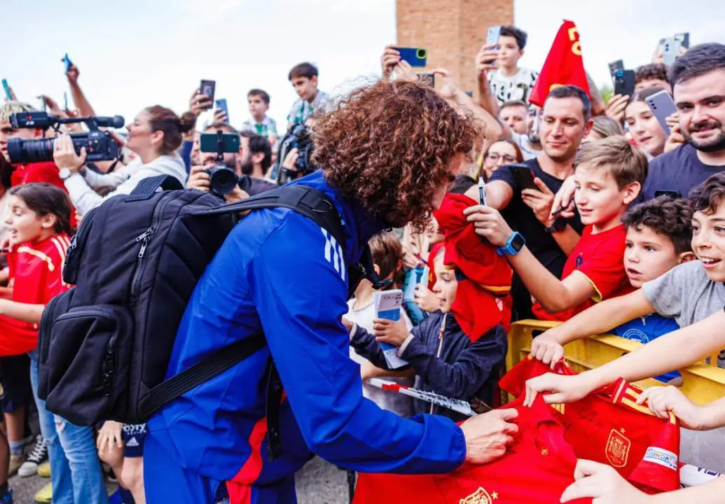  La Selecci&oacute;n en el Aeropuerto de C&oacute;rdoba 