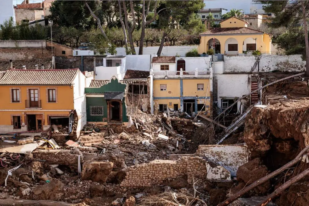 Una zona afectada por la DANA, a 2 de noviembre de 2024, en Chiva, Valencia - Carlos Luj&aacute;n - Europa Press 