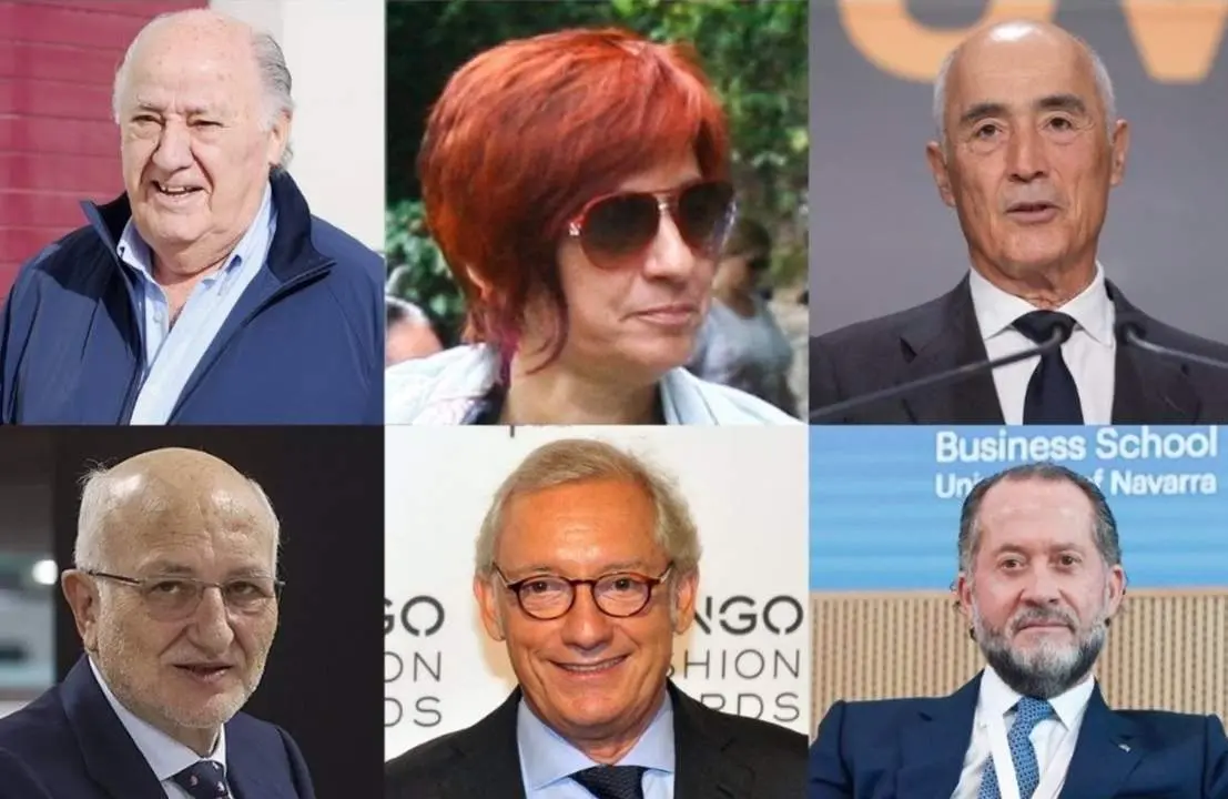  Amancio Ortega y su hija Sandra, Rafael del Pino, Juan Roig Alfonso e Isak Andik se sit&uacute;an como las cinco grandes fortunas espa&ntilde;olas, seg&uacute;n el r&aacute;nking de la lista de 'Los 100 espa&ntilde;oles m&aacute;s ricos' de Forbes Espa&ntilde;a - EUROPA PRESS 