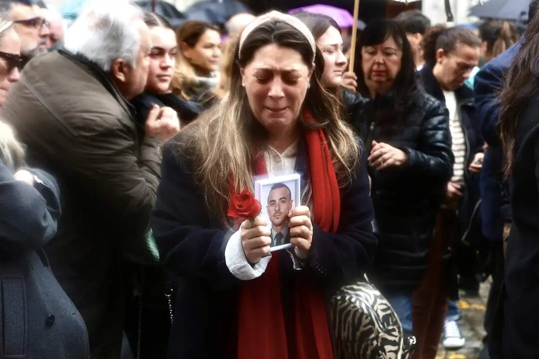  Archivo - Im&aacute;genes de archivo del funeral en C&aacute;diz de uno de los agentes fallecidos - Nacho Frade - Europa Press - Archivo 