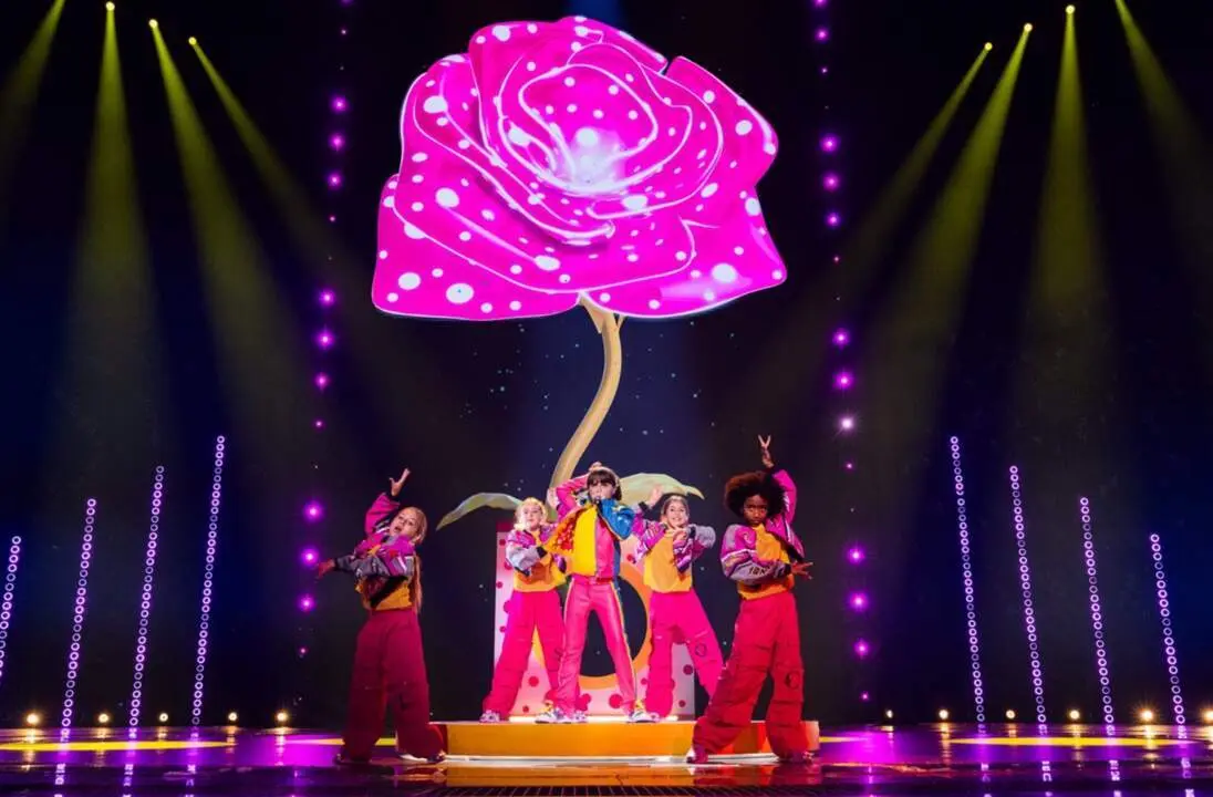  ???? Spain / Chloe DelaRosa performing Como La Lola at Junior Eurovision 2024, at the First Rehearsal in Caja M&aacute;gica, Madrid. - CORINNE CUMMING 2024/RTVE 