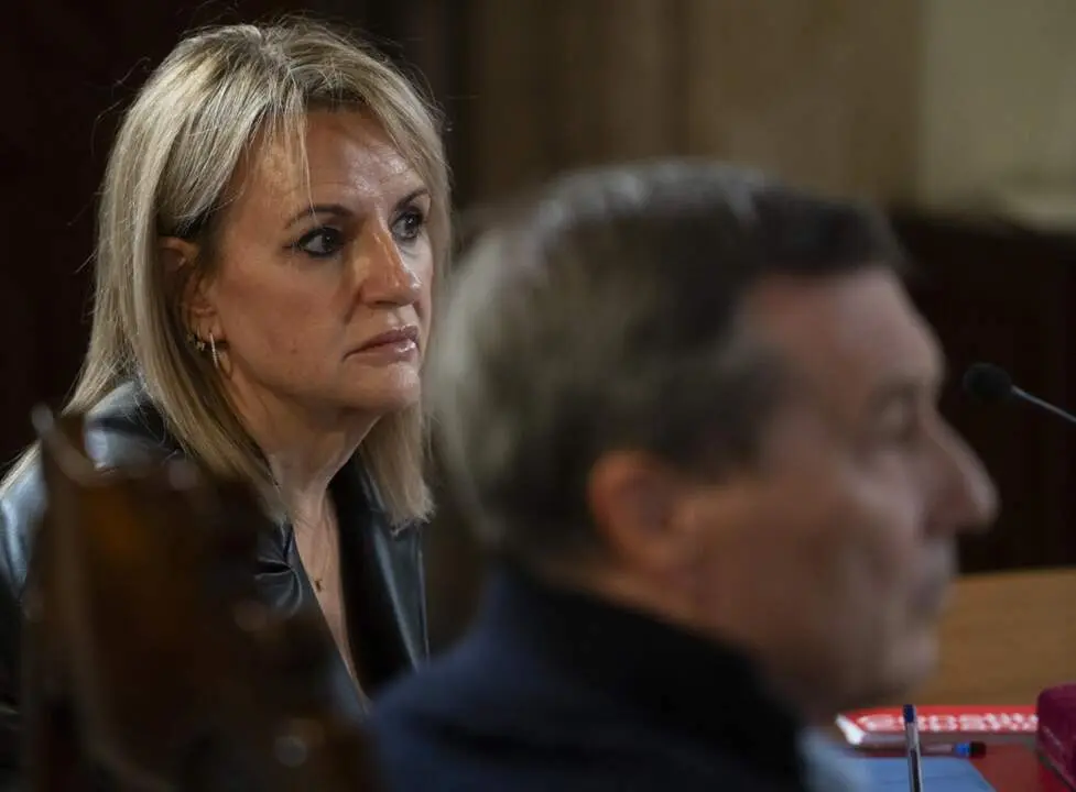  La ya consellera de Turismo, Industria, Innovaci&oacute;n y Comercio de la Generalitat Valenciana, Nuria Montes, durante el pleno extraordinario del Consell de la Generalitat, a 12 de noviembre de 2024, en Valencia - Jorge Gil - Europa Press 