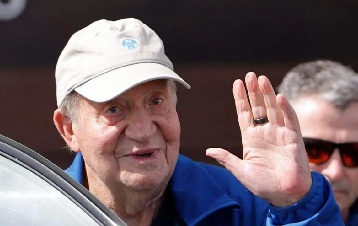  El rey em&eacute;rito Juan Carlos I, en Sanxenxo EMILIO LAVANDEIRA. RTVE 