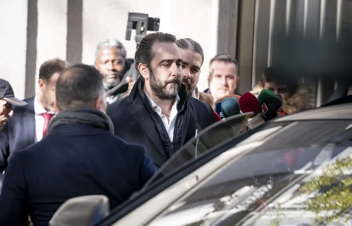  El empresario V&iacute;ctor de Aldama sale de declarar en el Tribunal Supremo, a 16 de diciembre de 2024, en Madrid (Espa&ntilde;a). - A. P&eacute;rez Meca - Europa Press 