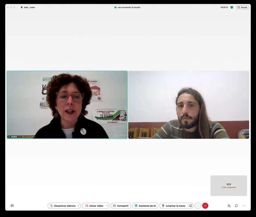  Nuria Suarez y Adri&aacute;n Ram&iacute;rez, de la coordinadora estatal 