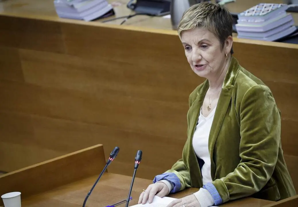  La consellera de Innovaci&oacute;n, Industria, Comercio y Turismo, Mari&aacute;n Cano, comparece en Les Corts - JOS&Eacute; CU&Eacute;LLAR/CORTS VALENCIANES 