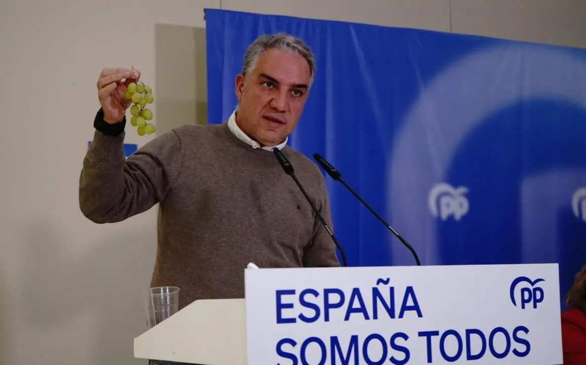  El vicesecretario de Pol&iacute;tica Auton&oacute;mica y Municipal del PP, El&iacute;as Bendodo. - PP M&Aacute;LAGA 