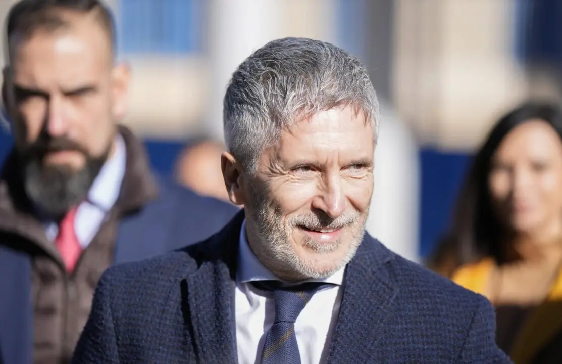  El ministro del Interior, Fernando Grande-Marlaska, a su llegada al Centro Penitenciario de C&oacute;rdoba - Joaquin Corchero - Europa Press 