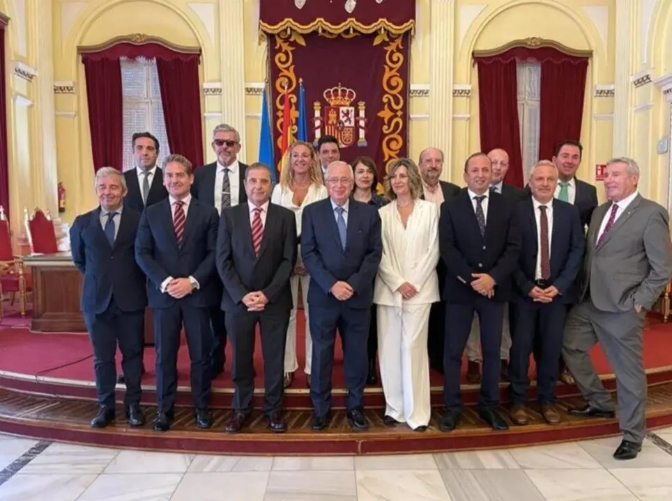 Encuentro de las organizaciones de empresarios de Melilla y Ceuta en la recepci&oacute;n que les ofreci&oacute; el presidente Imbroda en 2024. - GOBIERNO DE MELILLA | EP 