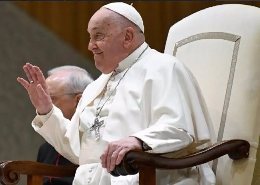  El Papa Francisco en la audiencia general de este mi&eacute;rcoles. - VATICAN MEDIA 