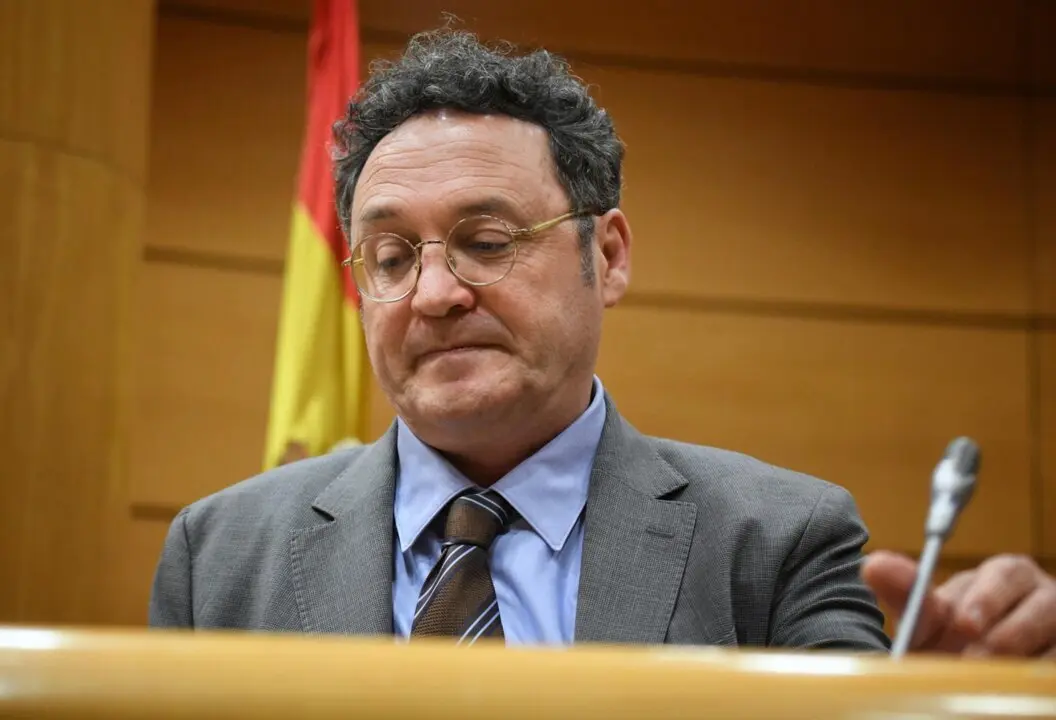  El fiscal general del Estado, &Aacute;lvaro Garc&iacute;a Ortiz, durante su comparecencia en la Comisi&oacute;n de Justicia, en el Senado. - Fernando S&aacute;nchez - Europa Press 