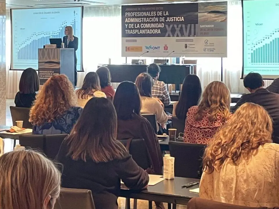  Celebraci&oacute;n de las XXVII Jornadas de encuentro entre profesionales de la administraci&oacute;n de Justicia y de la comunidad trasplantadora que se ha realizado del 26 al 28 de febrero en Santander (Cantabria). - MINISTERIO DE SANIDAD |&nbsp;EP 