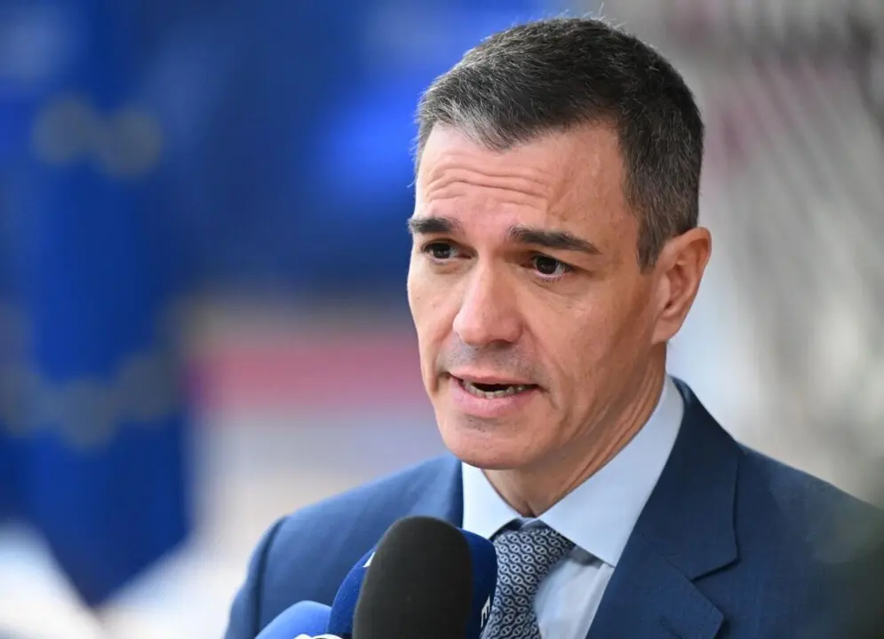  El presidente del Gobierno, Pedro S&aacute;nchez, a su llegada a la cumbre de l&iacute;deres europeos en Bruselas. - Sierakowski Frederic/EU Coincil/ DPA 