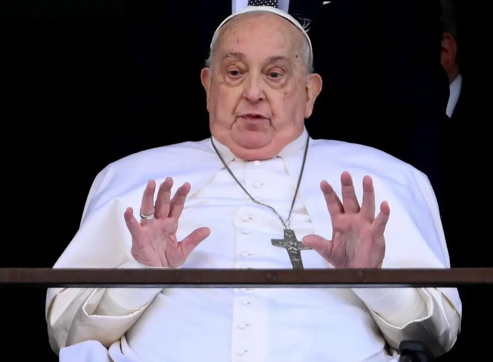  El Papa Francisco el d&iacute;a de su salida del Hospital Gemelli. - Ettore Ferrari / Zuma Press / ContactoPhoto 