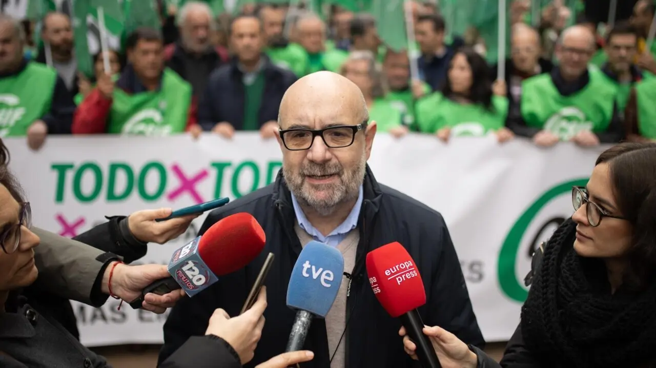  El presidente nacional de CSIF, Miguel Borra. - Alejandro Mart&iacute;nez V&eacute;lez - Europa Press 