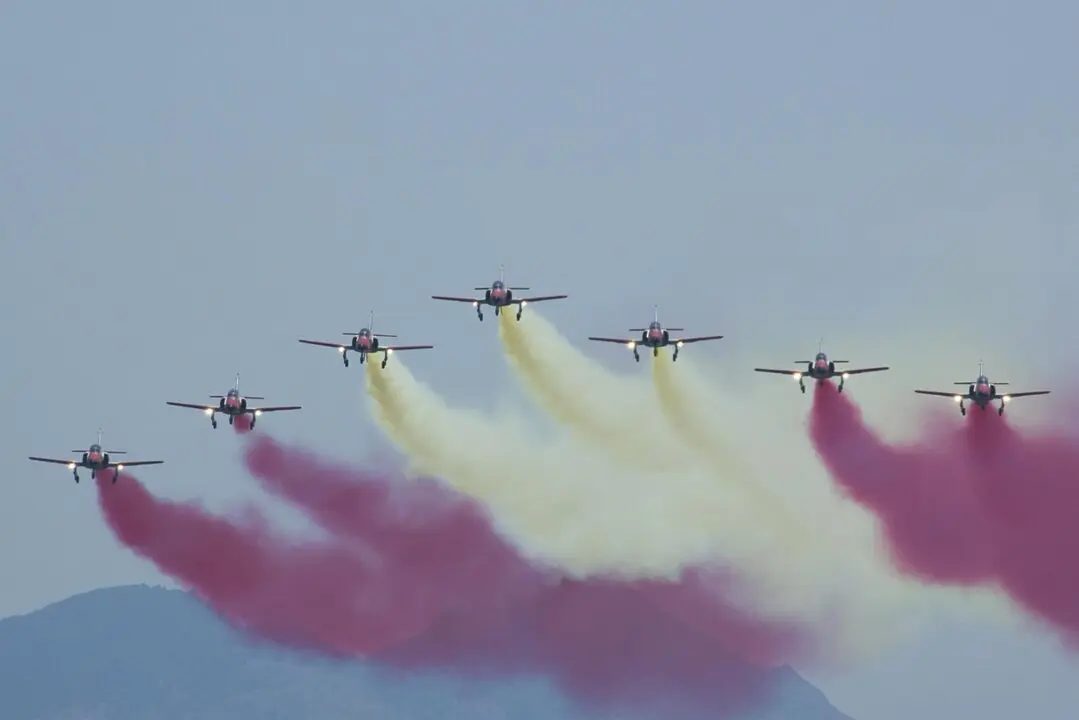  Aviones de la Patrulla &Aacute;guila en San Javier, Murcia (Espa&ntilde;a). - Ej&eacute;rcito del Aire | EP 