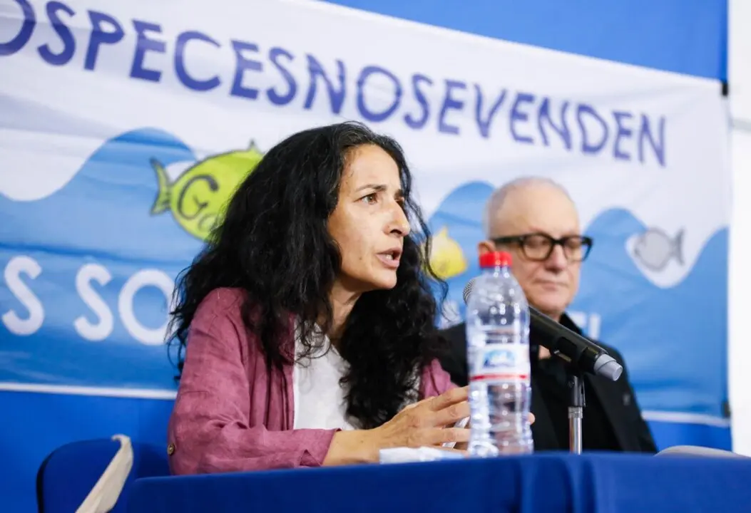  La madre del ni&ntilde;o Gabiel Cruz, Patricia Ram&iacute;rez, durante la rueda de prensa en relaci&oacute;n a su caso y su denuncia por supuestas irregularidades en la prisi&oacute;n donde cumple condena la asesina de su hijo. - Marian Le&oacute;n - Europa Press 