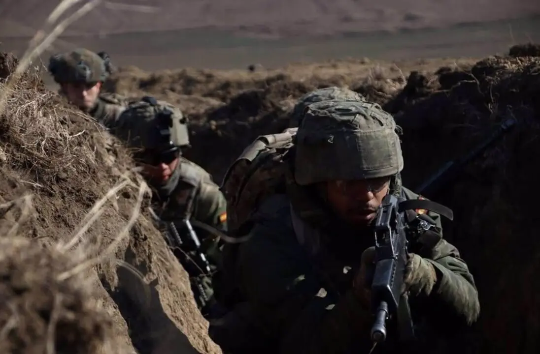  Militares espa&ntilde;oles en un ejercicio. - EMAD | EP 
