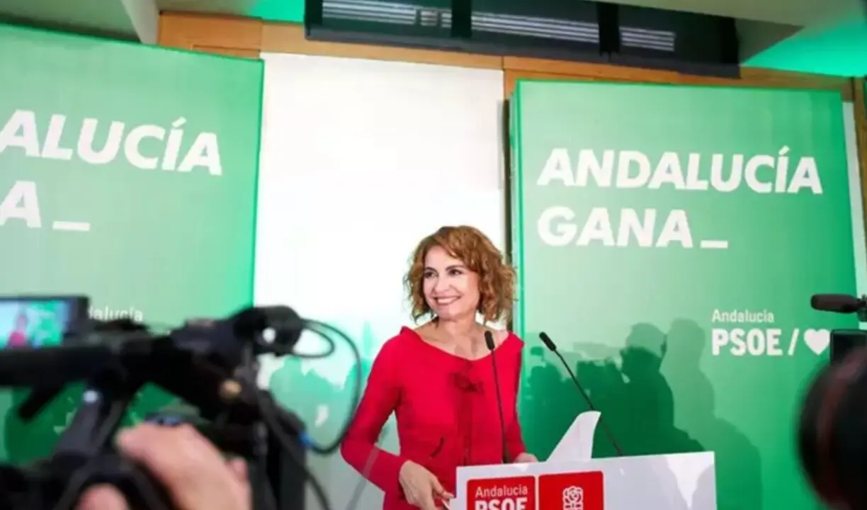  La secretaria general del PSOE-A, Mar&iacute;a Jes&uacute;s Montero, este viernes en C&oacute;rdoba en la reuni&oacute;n de la Interparlamentaria regional socialista.<br>- Guillermo Morales 