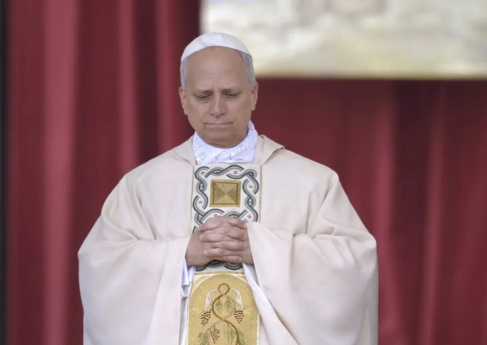  El Papa Le&oacute;n XIV durante la misa de inicio de su Pontificado, en la plaza de San Pedro, en la plaza de San Pedro, a 17 de mayo de 2025, en Ciudad del Vaticano. - Stefano Spaziani - Europa Press 